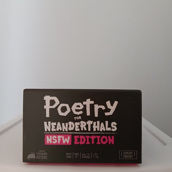New Exploding Kittens Poetry for Neanderthals NSFW Edition Party Game 17+ Gift - Picture 11 of 13